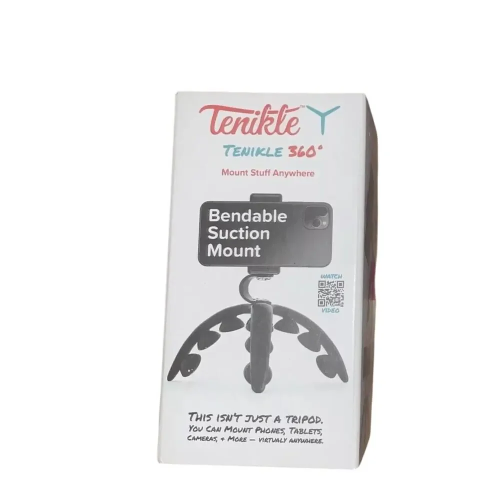 TEAL Tenikle 360 - Flexible Tripod, Bendable Suction Cup, Camera & Phone